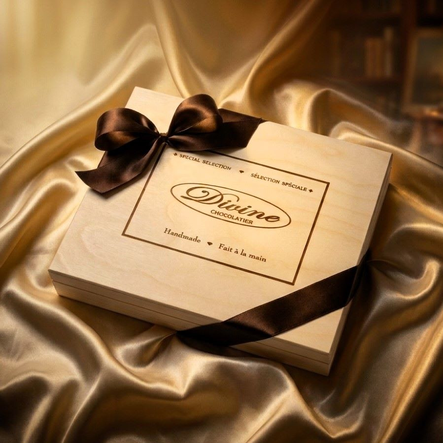 Assorted Fine Chocolates - Wood Box 48 pieces