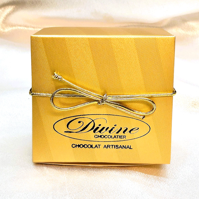 Truffle Gift Box - Gold Cord