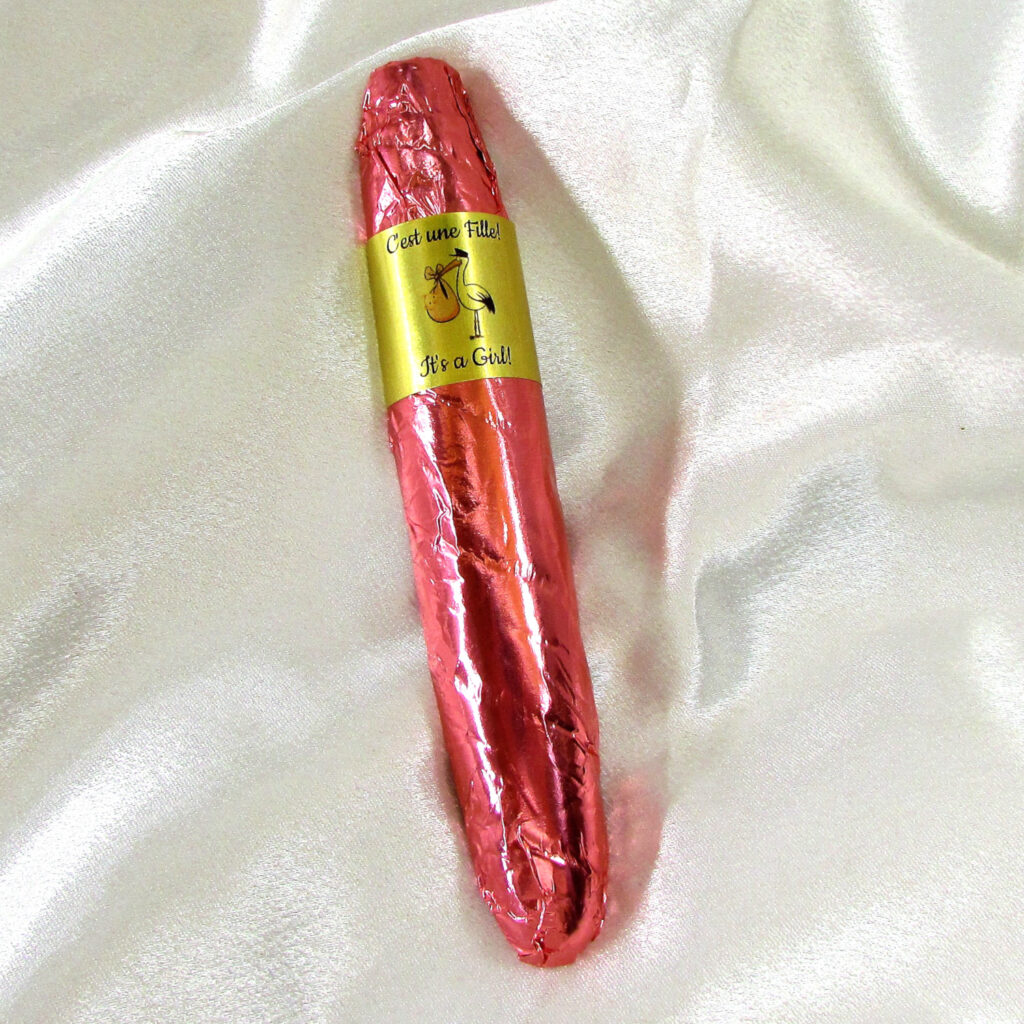 "It's a Girl" Milk Chocolate Cigar