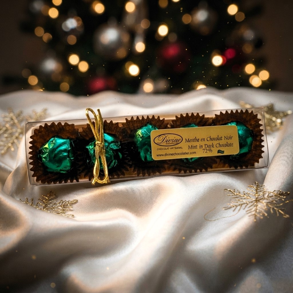 Mint in Dark Chocolate Gift Box