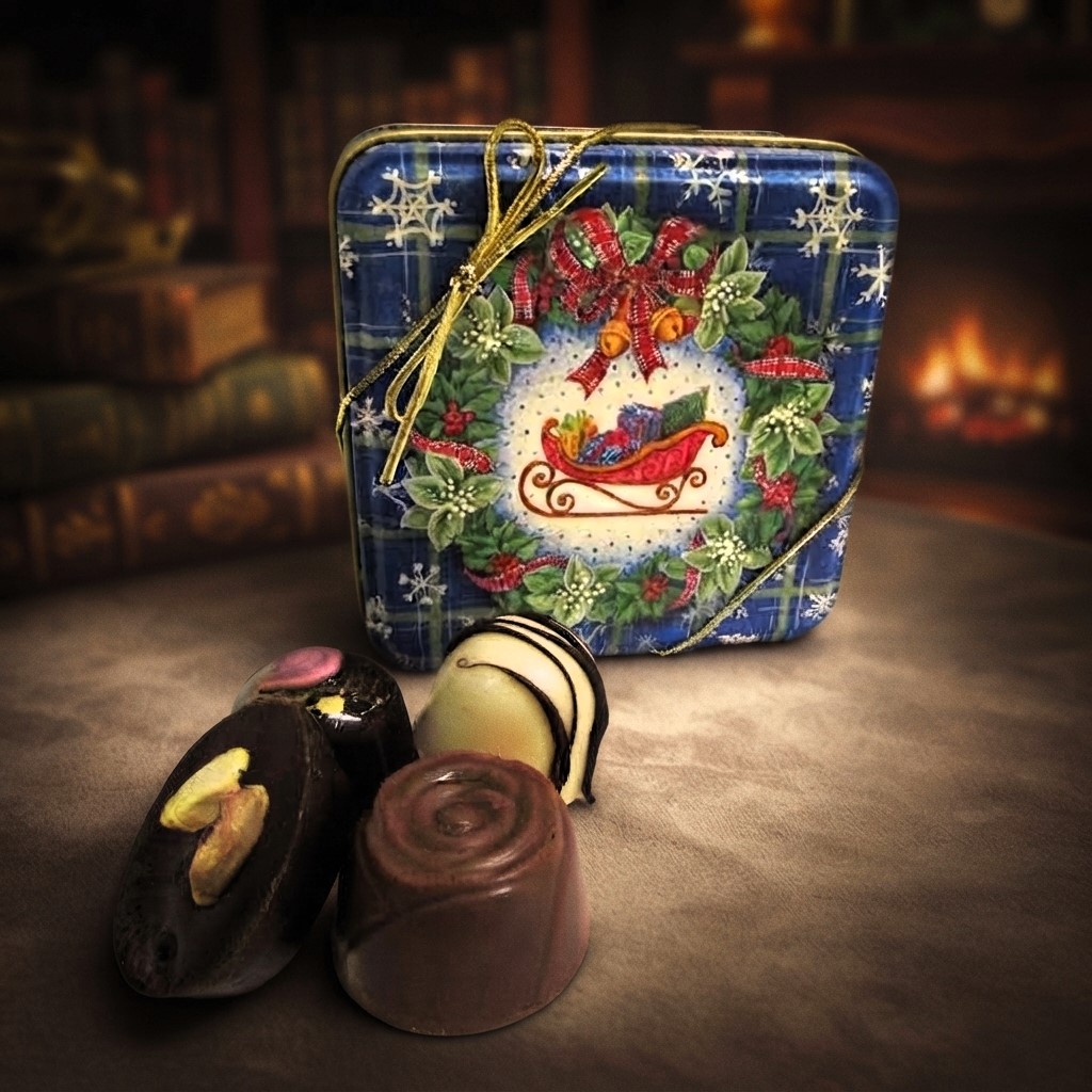 Sleigh Collector Tin