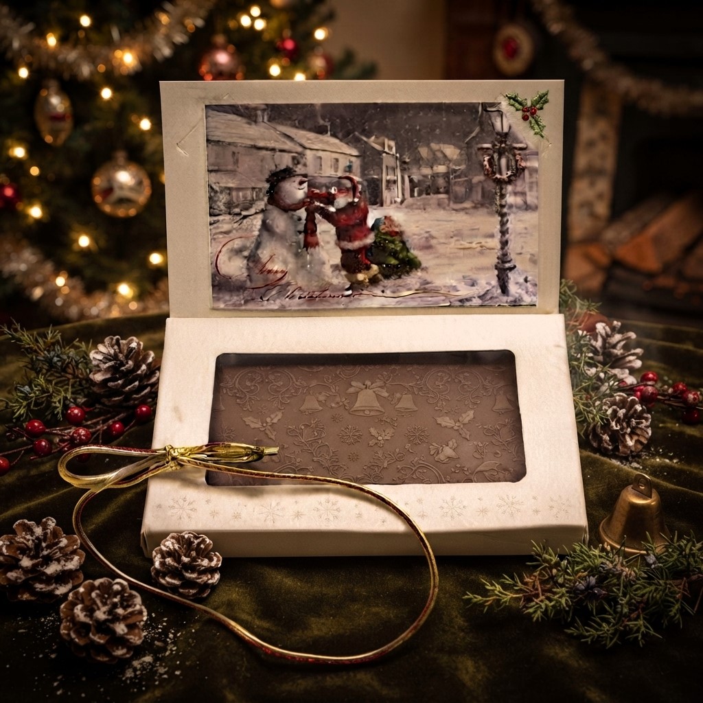 Chocolate Christmas Card - Milk